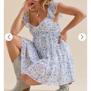 Altar’d State Elizabeth Floral Midi Dress